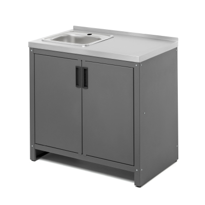 Тумба с мойкой Patio T850M. Вид сбоку