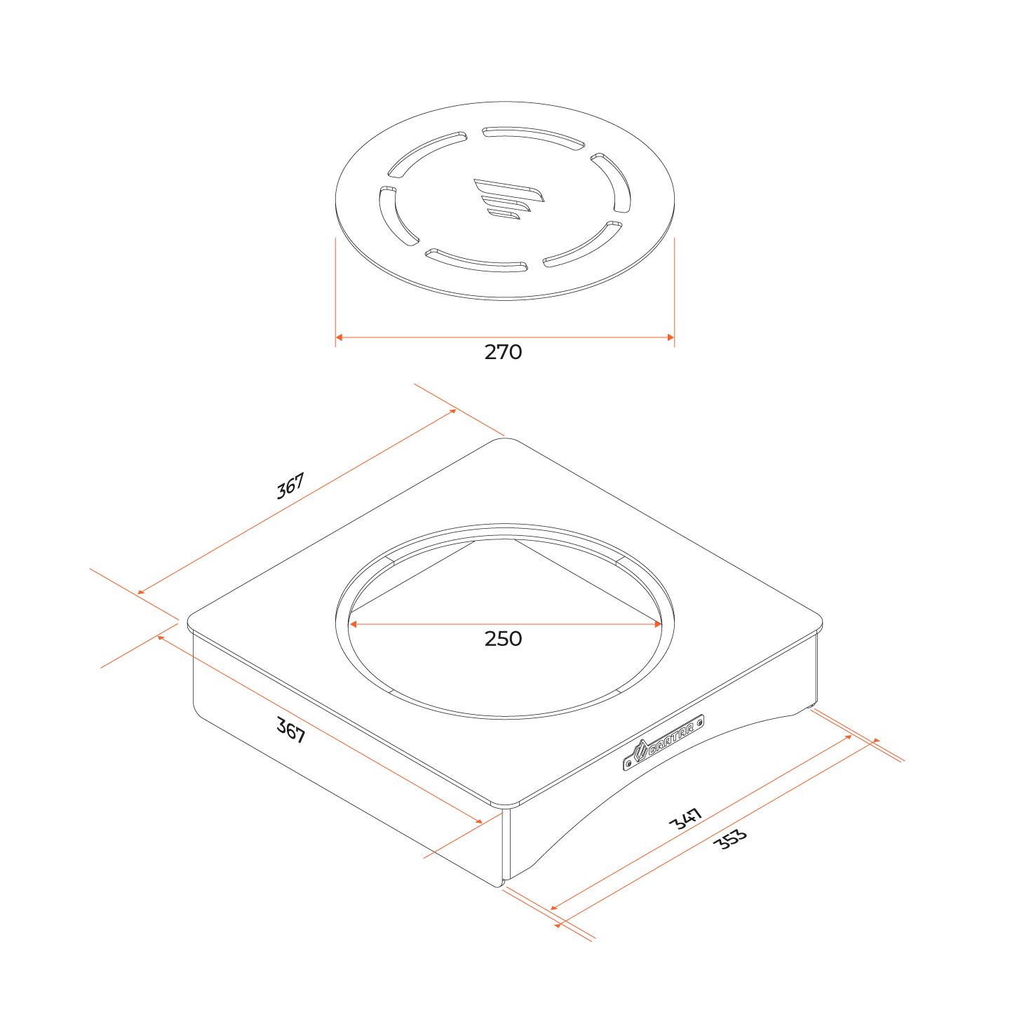 Фото Варочная панель Gratar ПВ 01 схема с размерами