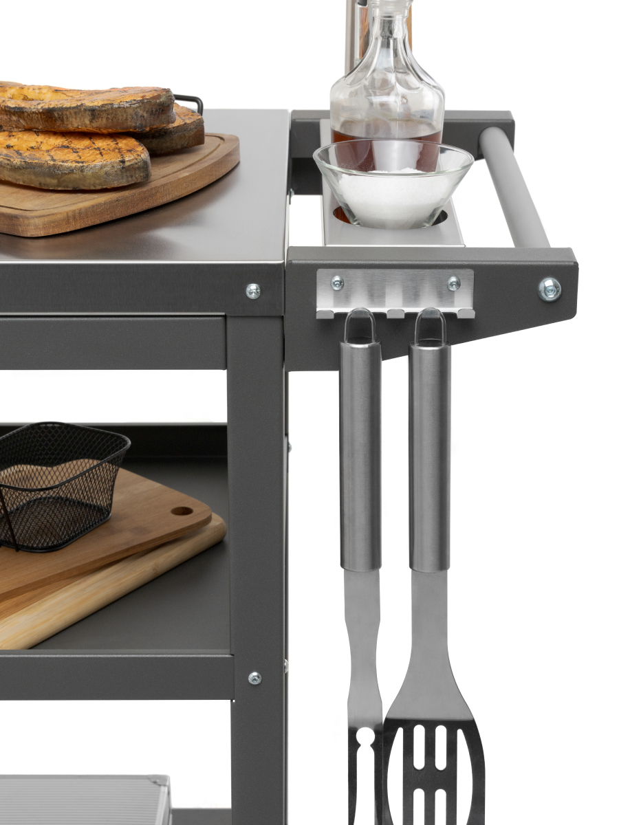 Стол передвижной Patio. Вид спереди с инструментами