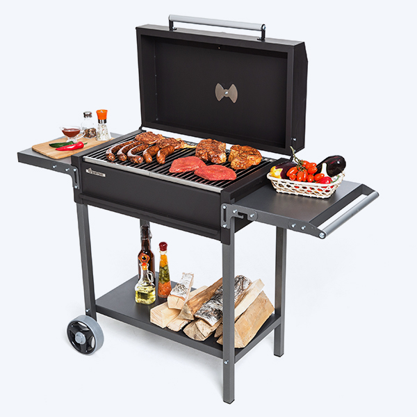 Фото Гриль-мангал Gratar МАН 205 с аксессуарами вид сбоку