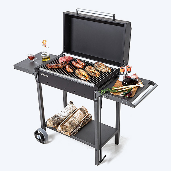 Фото Мангал Gratar МАН 203 с аксессуарами вид сбоку